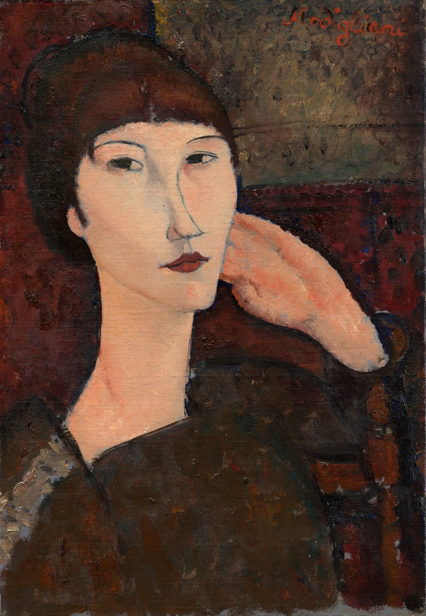 Adrienne (Kobieta z grzywką) autorstwa Amedeo Modigliani