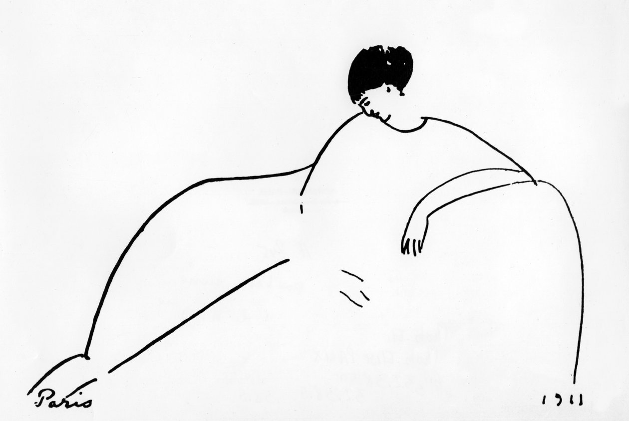 Anna Achmatowa (1889-1967) rosyjska poetka autorstwa Amedeo Modigliani