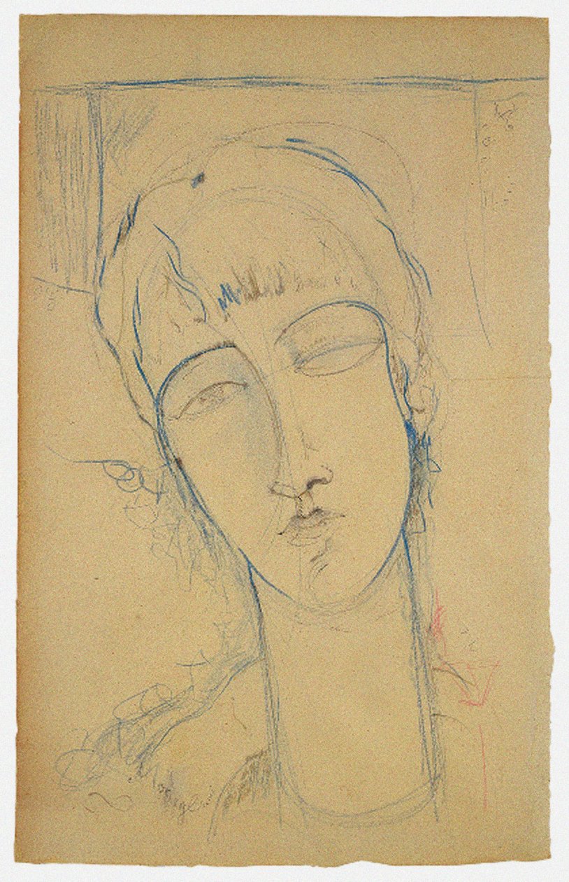 Anna Achmatowa Portret czerwonej kobiety, 1915 autorstwa Amedeo Modigliani