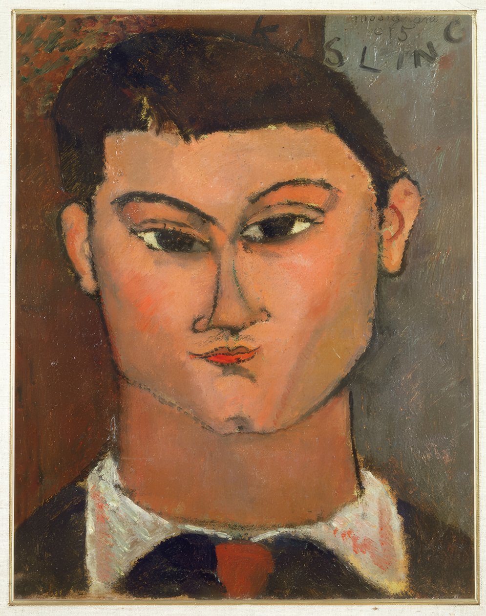Portret malarza Moïse Kislinga autorstwa Amedeo Modigliani