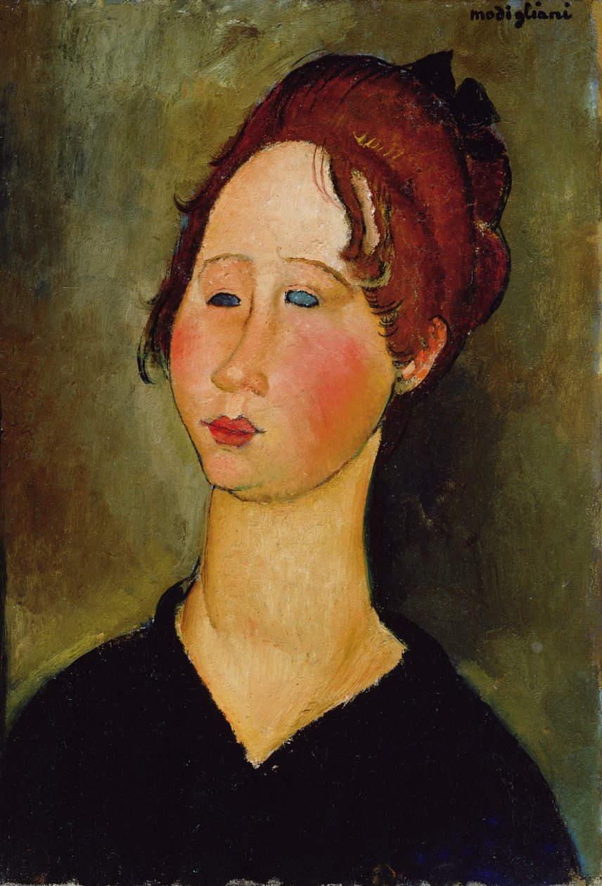 Kobieta Burgundzka, 1918 autorstwa Amedeo Modigliani