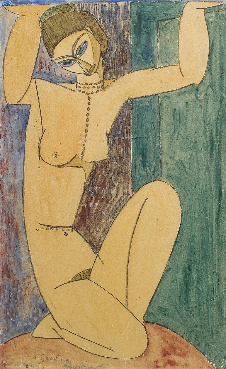 Francuski:  Cariatide autorstwa Amedeo Modigliani
