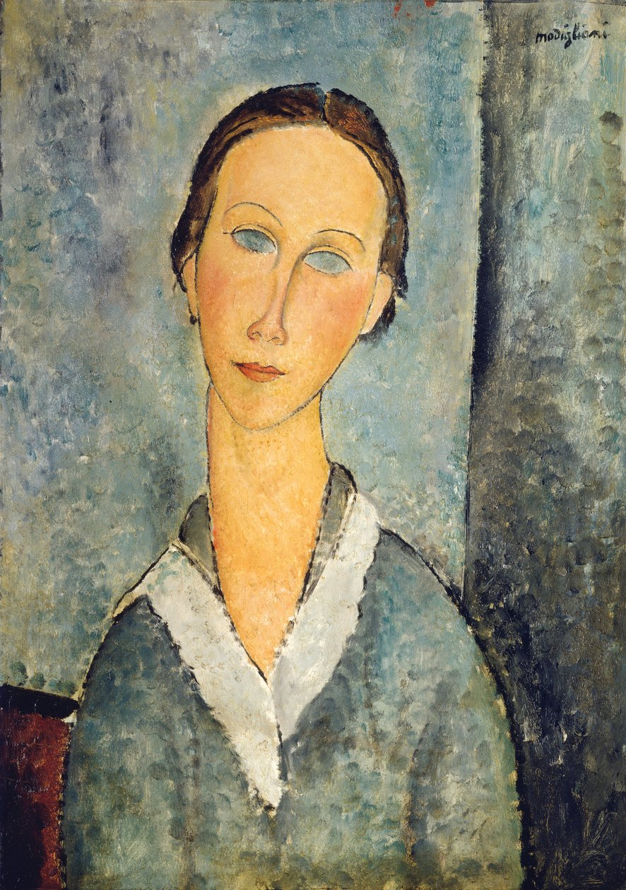 Dziewczyna w marynarskiej bluzce, 1918 autorstwa Amedeo Modigliani
