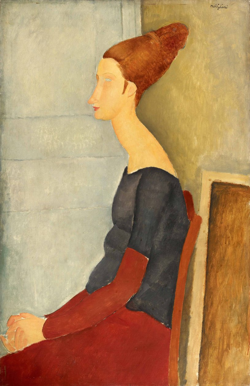 Jeanne Hébuterne z henną, 1918. autorstwa Amedeo Modigliani