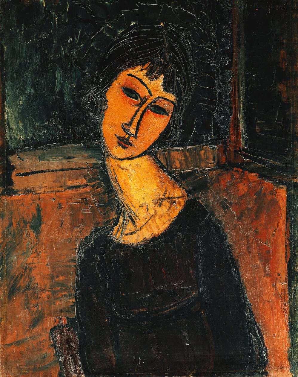 Jeanne Hebuterne, c.1916-17 autorstwa Amedeo Modigliani