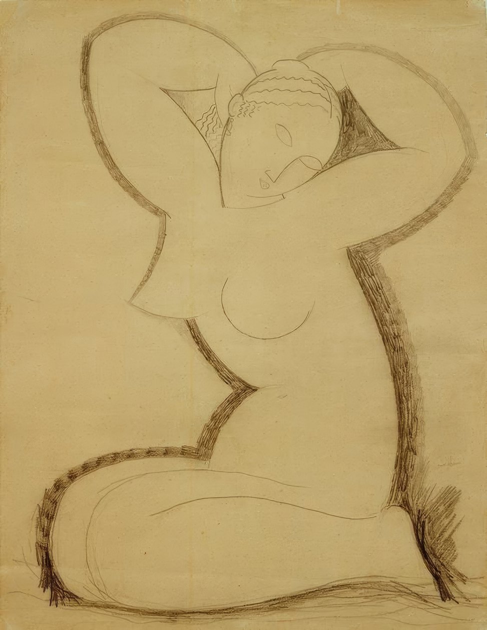 plan pracy autorstwa Amedeo Modigliani