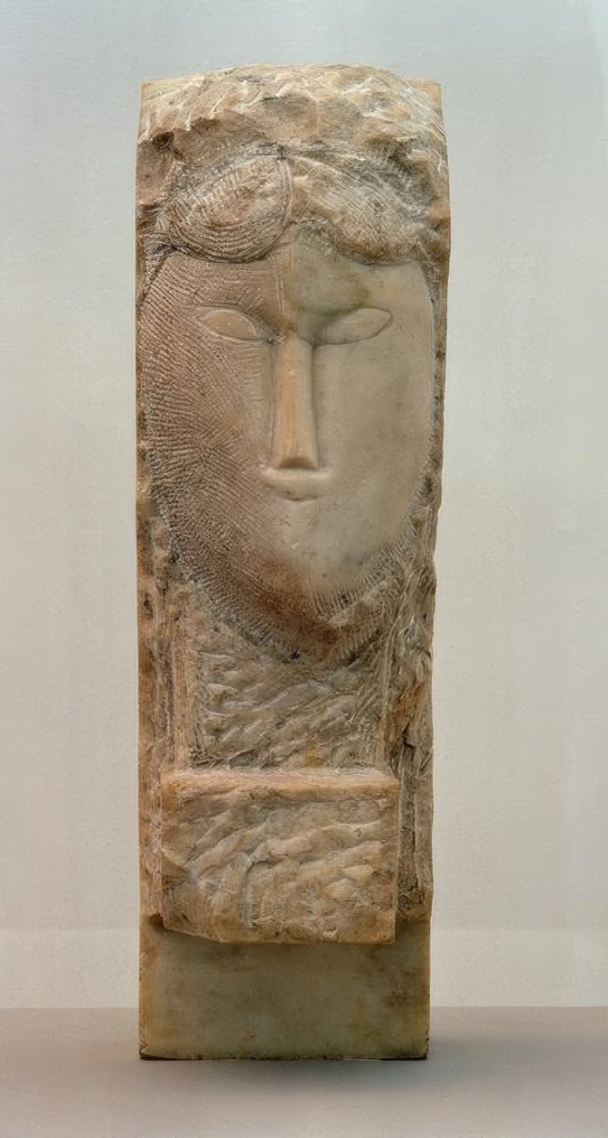 Głowa kobiety autorstwa Amedeo Modigliani