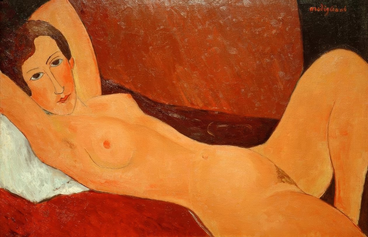 Leżąca nago (Celine Howard) autorstwa Amedeo Modigliani