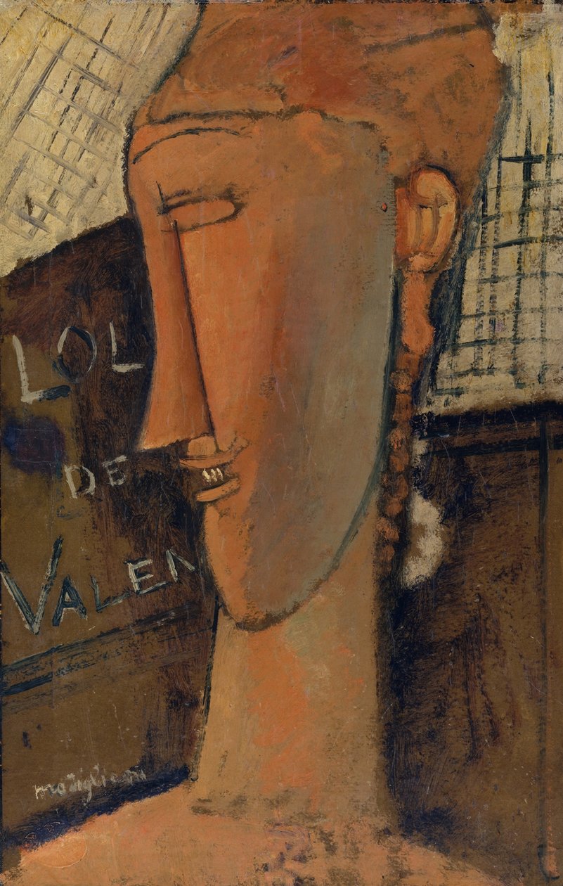 Lola z Walencji, 1915 autorstwa Amedeo Modigliani