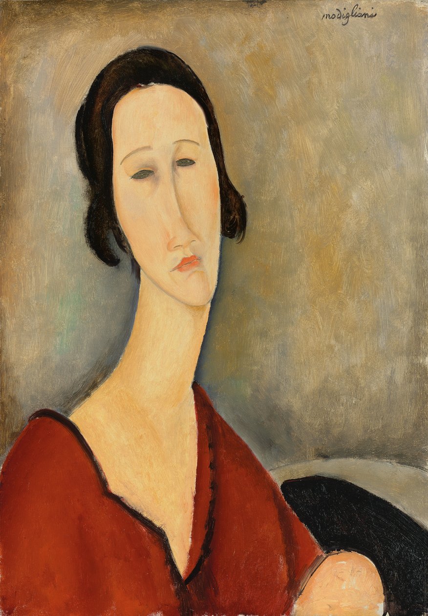 Madame Hanka Zborowska, 1917 autorstwa Amedeo Modigliani