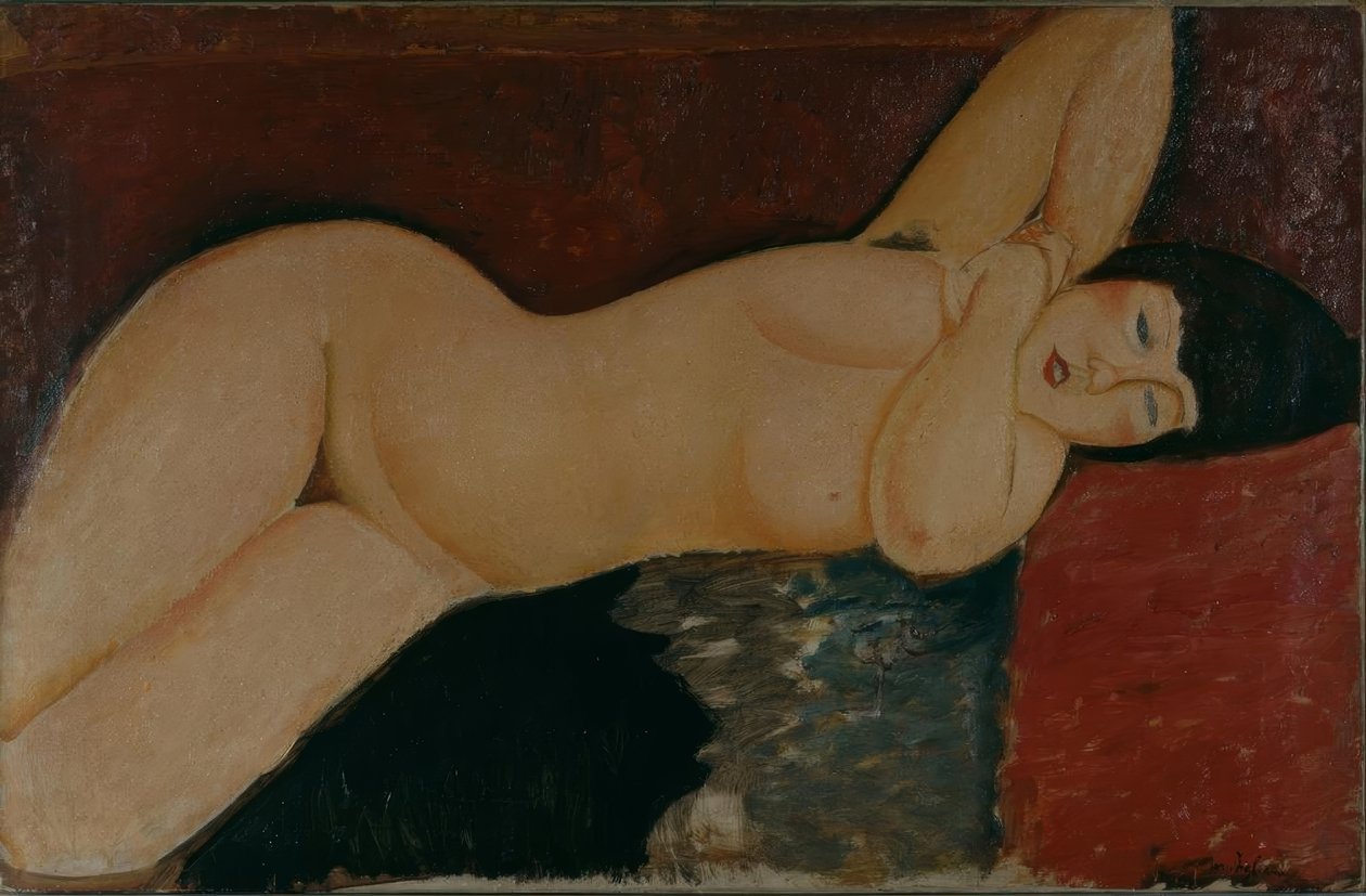 Leżąc nago autorstwa Amedeo Modigliani