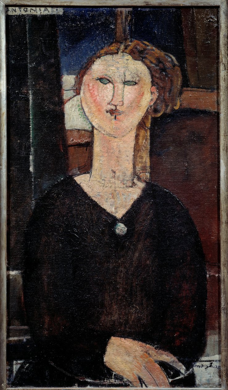 Portret Antonii Obraz Amedeo Modiglianiego (1884-1920) 1915 Nd. 0,82x0,46 m Paryż, Musee de l