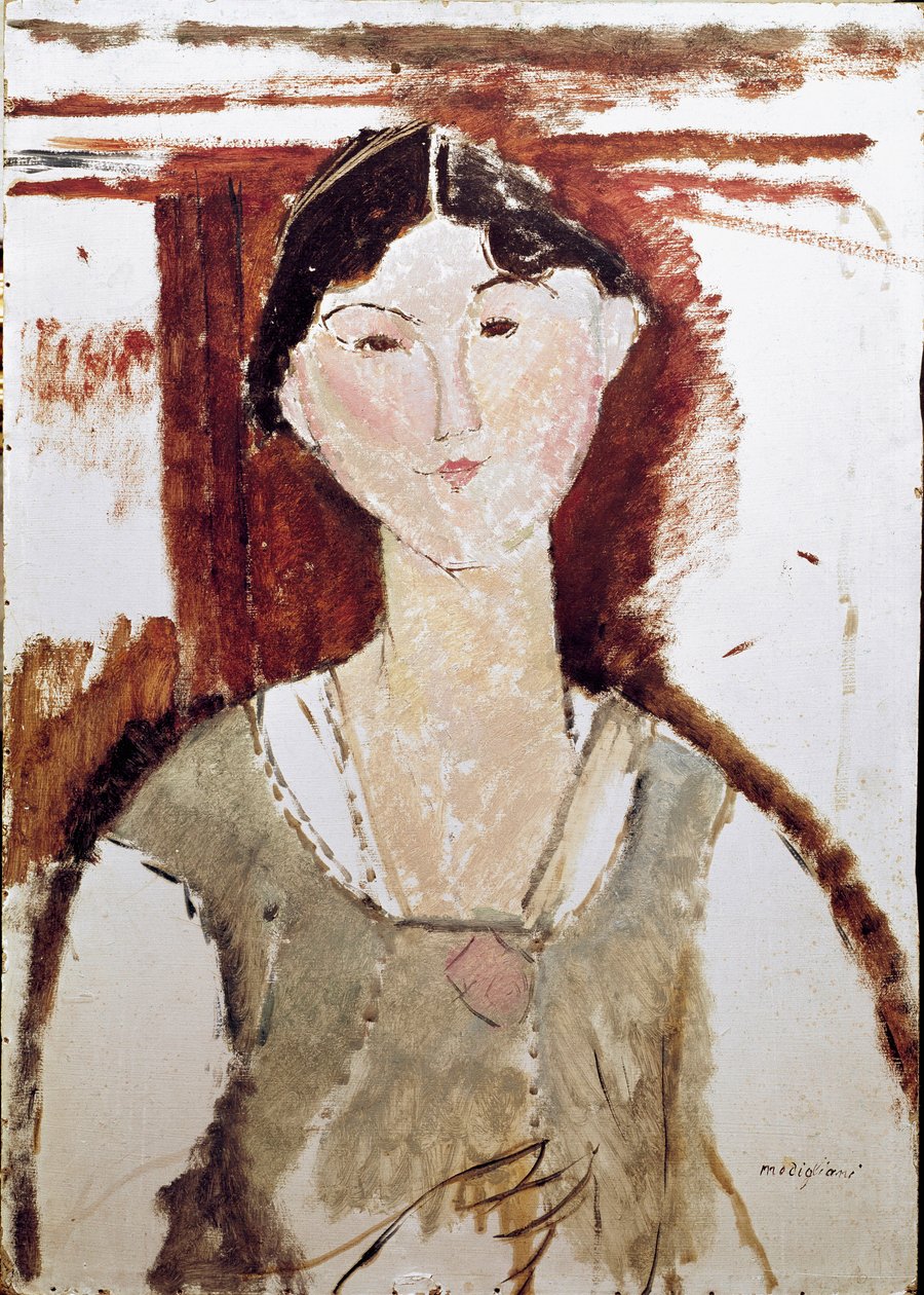 Portret Beatrice Hastings. Obraz Amedeo Modigliani autorstwa Amedeo Modigliani