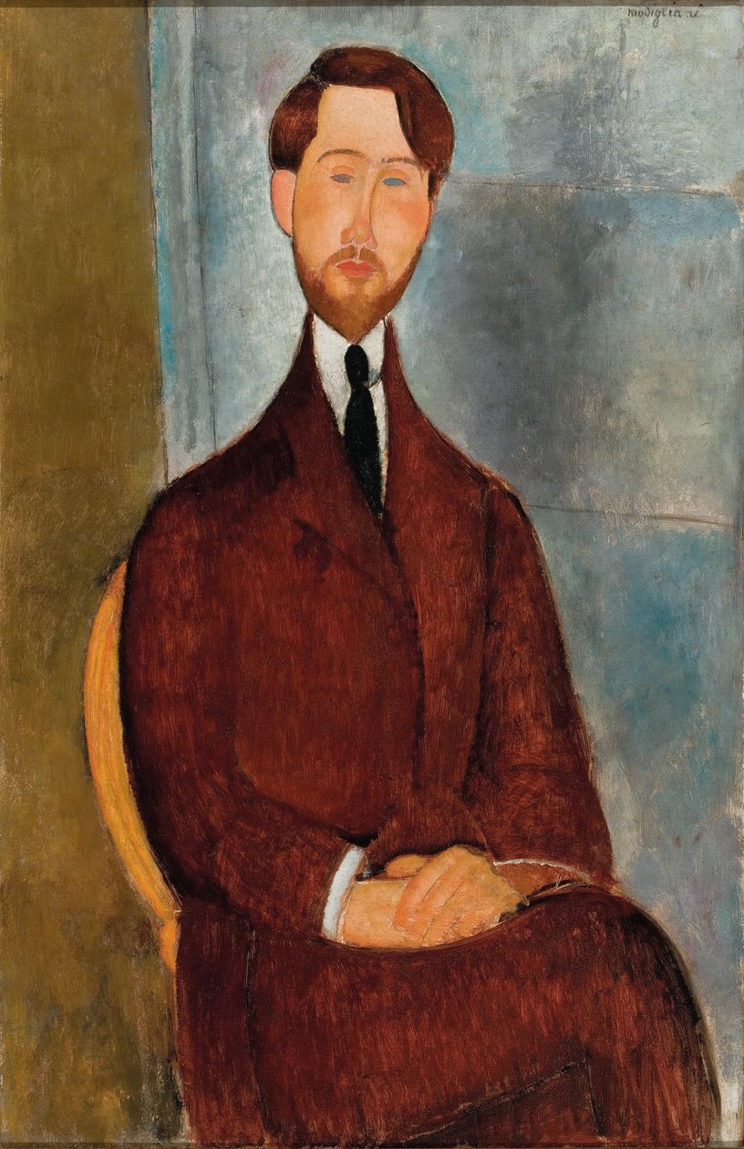 Portret Leopolda Zborowskiego autorstwa Amedeo Modigliani