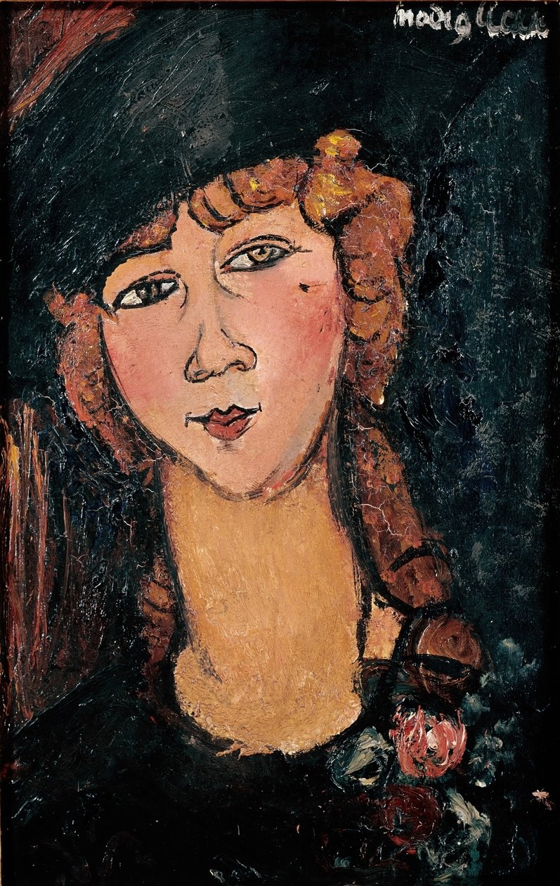 Portret Lolotte Malowanie autorstwa Amedeo Modigliani (1884-1920) 1917 Nd. 0,35x0,55 m Paryż, musee National d