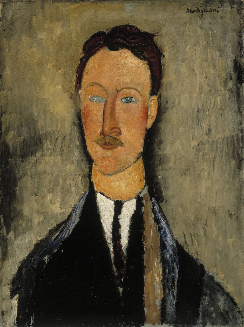Portret Léopolda Survage 1879-1968 autorstwa Amedeo Modigliani