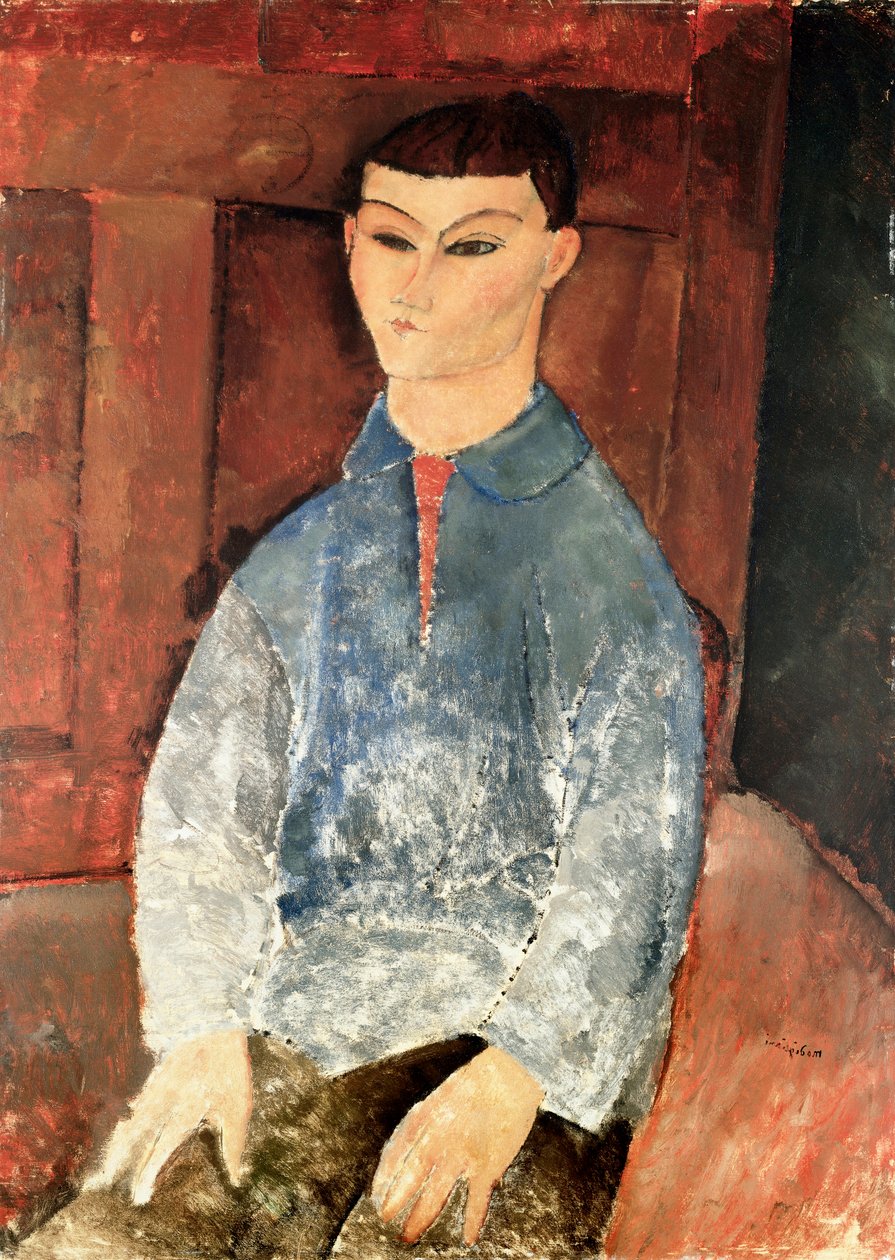 Portret Moise Kisling Seduto autorstwa Amedeo Modigliani