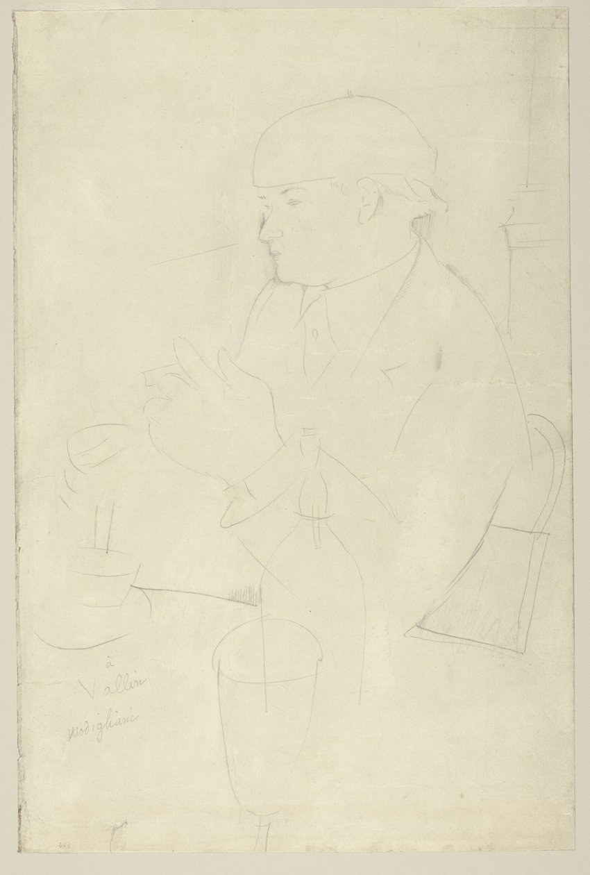 Portret Vallina autorstwa Amedeo Modigliani