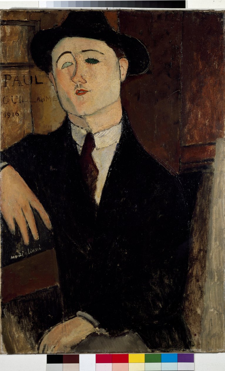 Portret francuskiego psychologa Paula Guillaume autorstwa Amedeo Modigliani