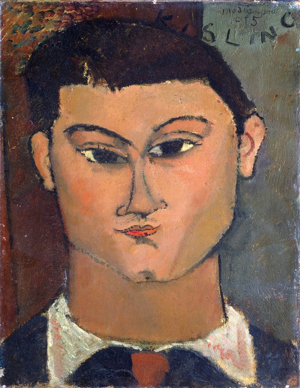 Portret malarza Miose Kisling autorstwa Amedeo Modigliani