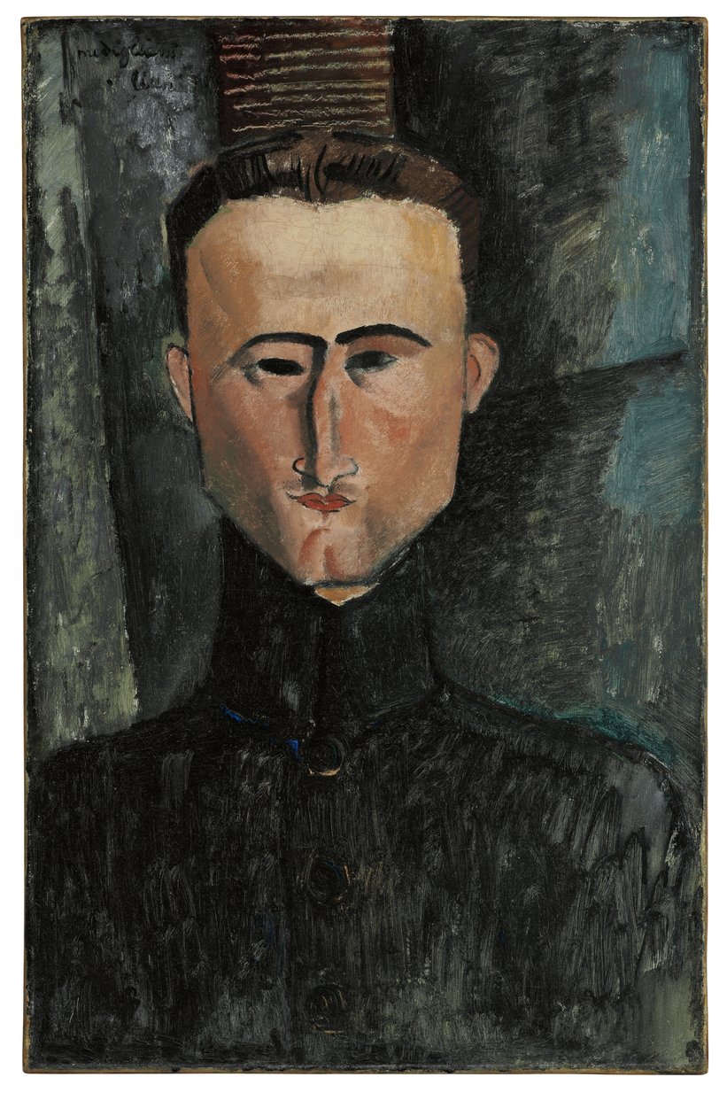 Portret malarza Rouveyre autorstwa Amedeo Modigliani