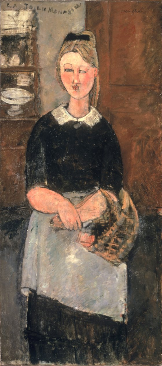 Ładna gospodyni domowa (La Jolie Menagere) 1915 (olej na płótnie) autorstwa Amedeo Modigliani