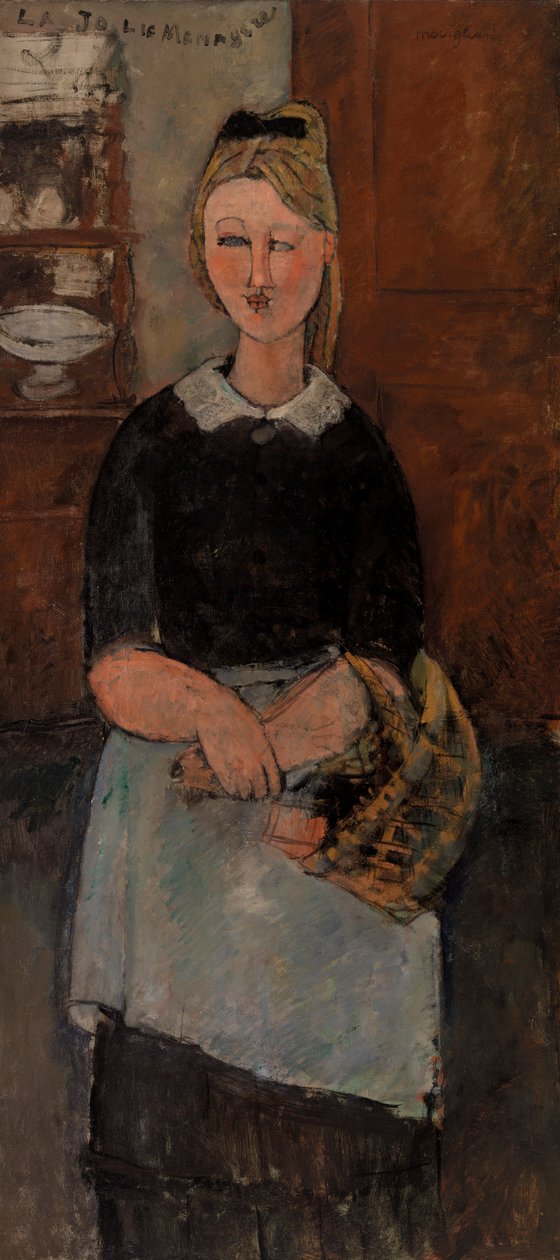 Ładna gospodyni domowa (La Jolie menager) autorstwa Amedeo Modigliani