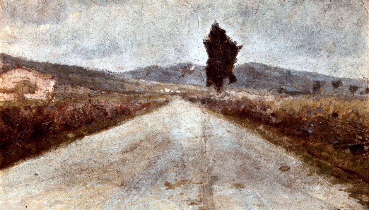 Droga Toskańska. Obraz Amedeo Modiglianiego (1884-1920) autorstwa Amedeo Modigliani