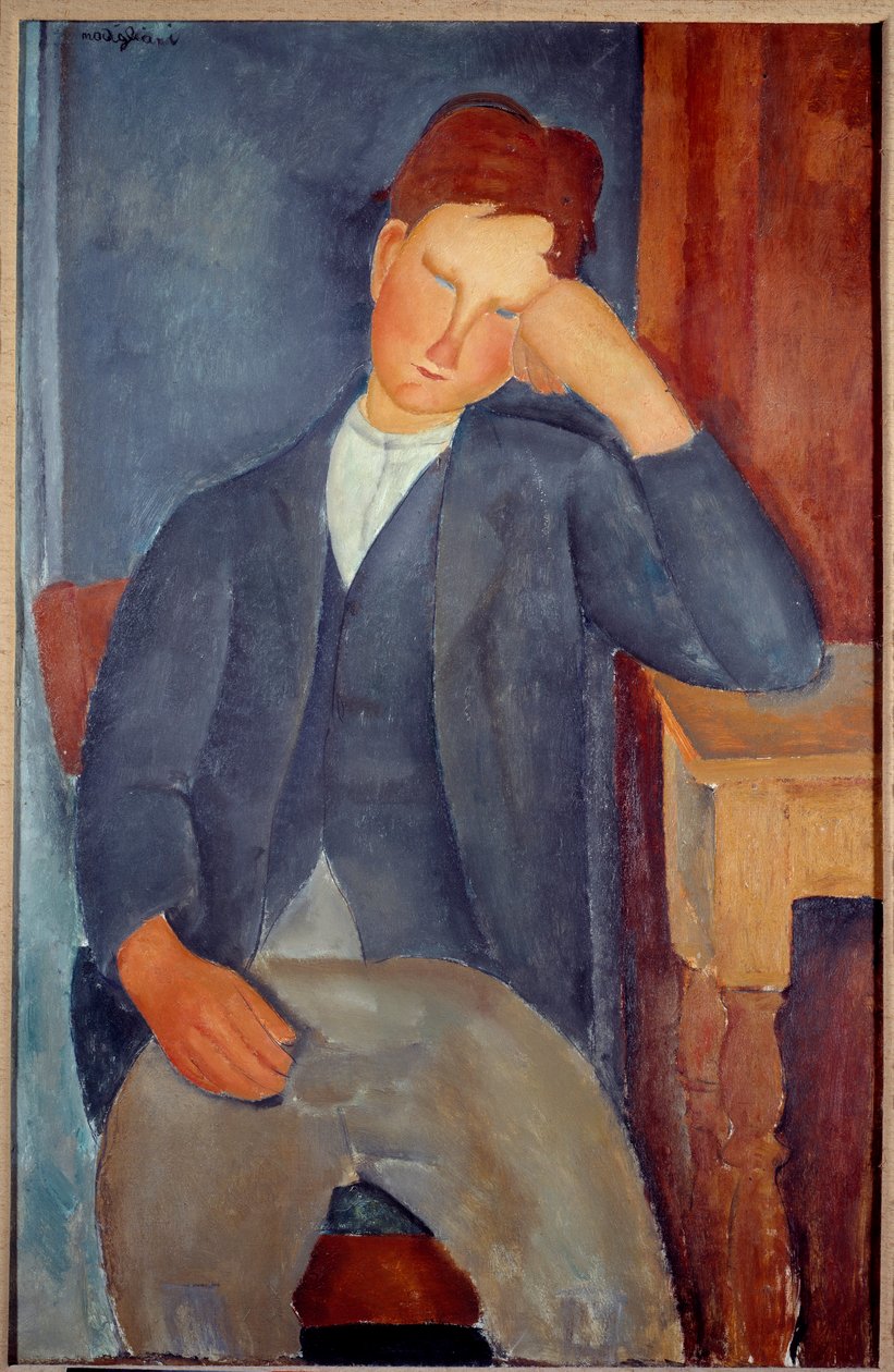 Obraz młodego ucznia autorstwa Amedeo Modigliani autorstwa Amedeo Modigliani