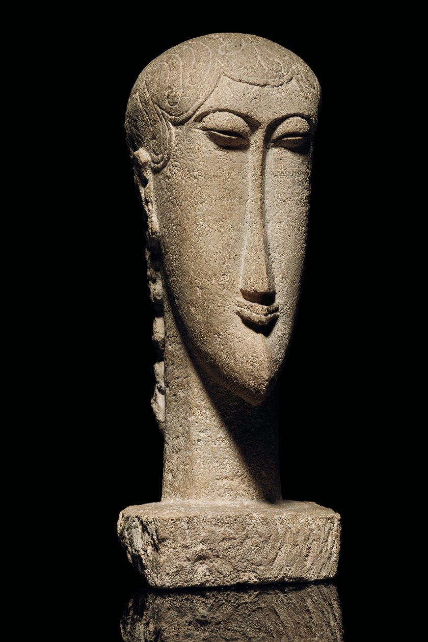 Głowa autorstwa Amedeo Modigliani