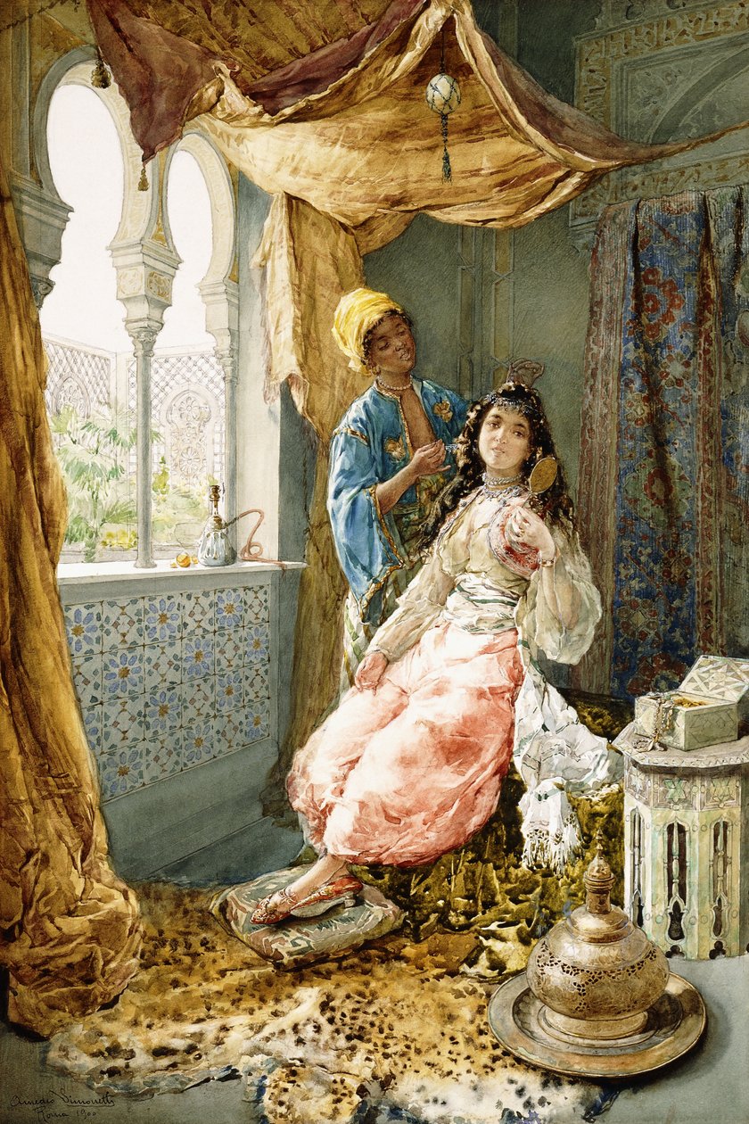 Ulubieniec Sułtana, 1900 autorstwa Amedeo Momo Simonetti