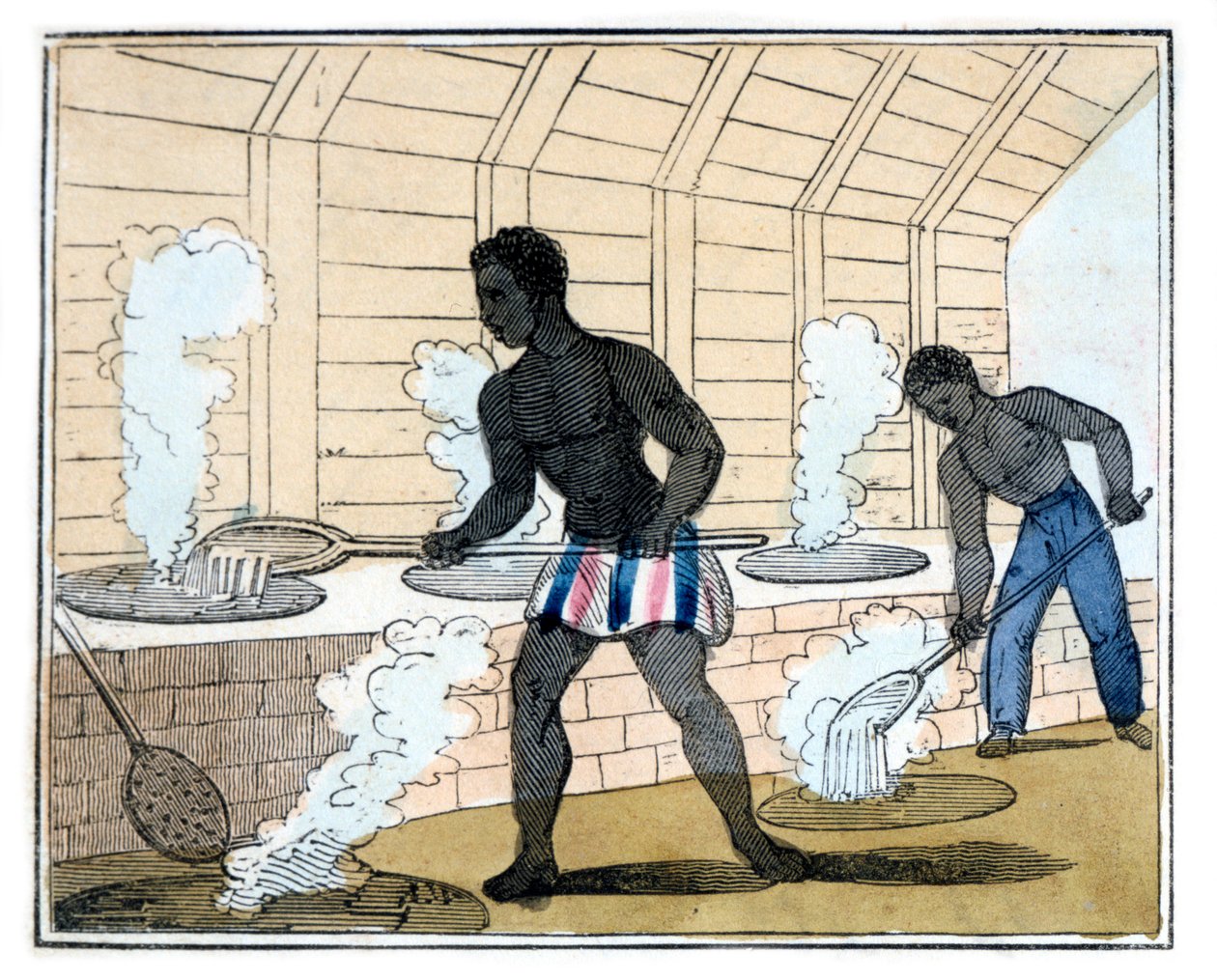 Gotowanie i chłodzenie cukru, 1826 autorstwa Amelia Alderson Opie
