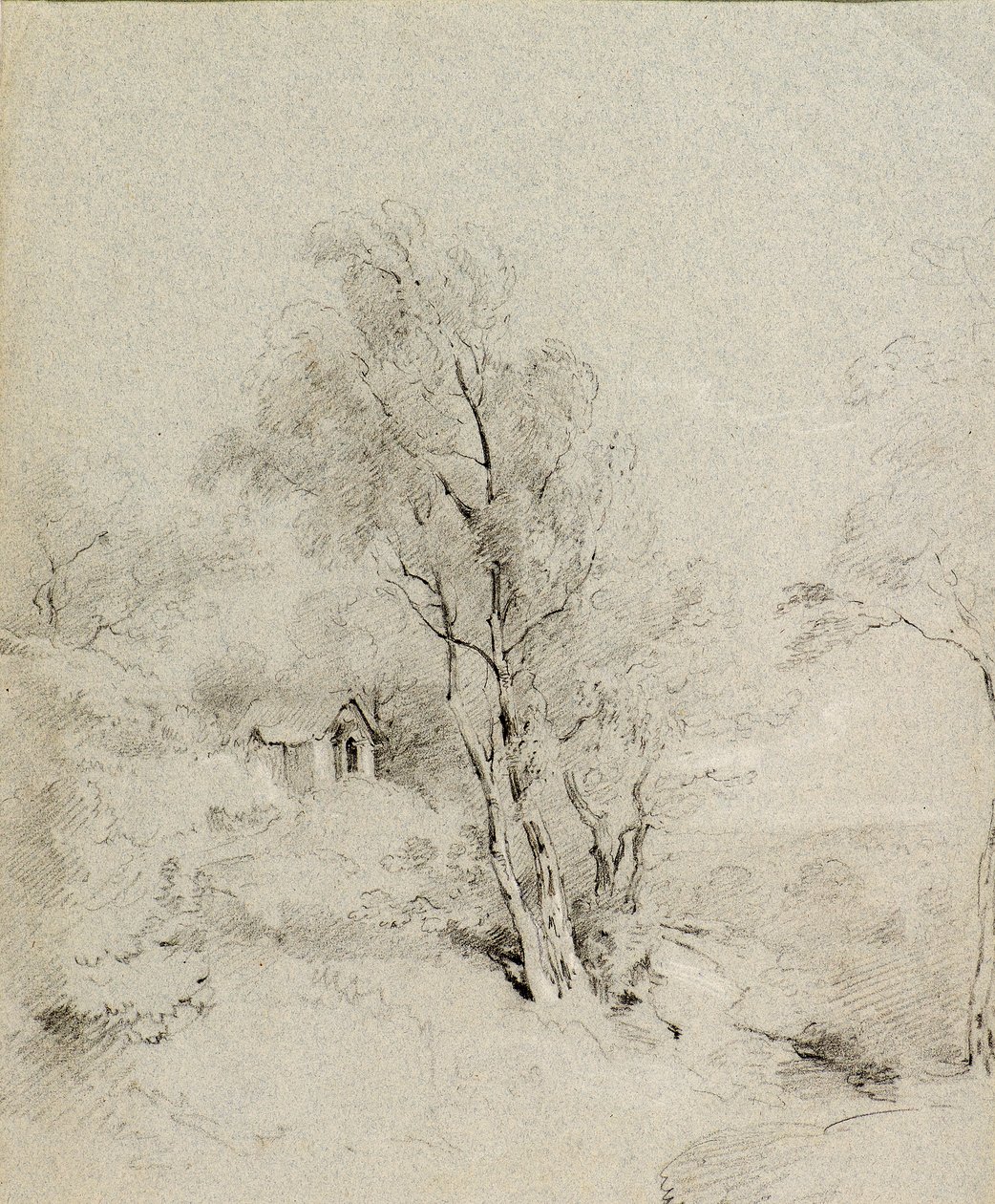 Bez tytułu, c.1805 (ołówek) autorstwa Amelia Long