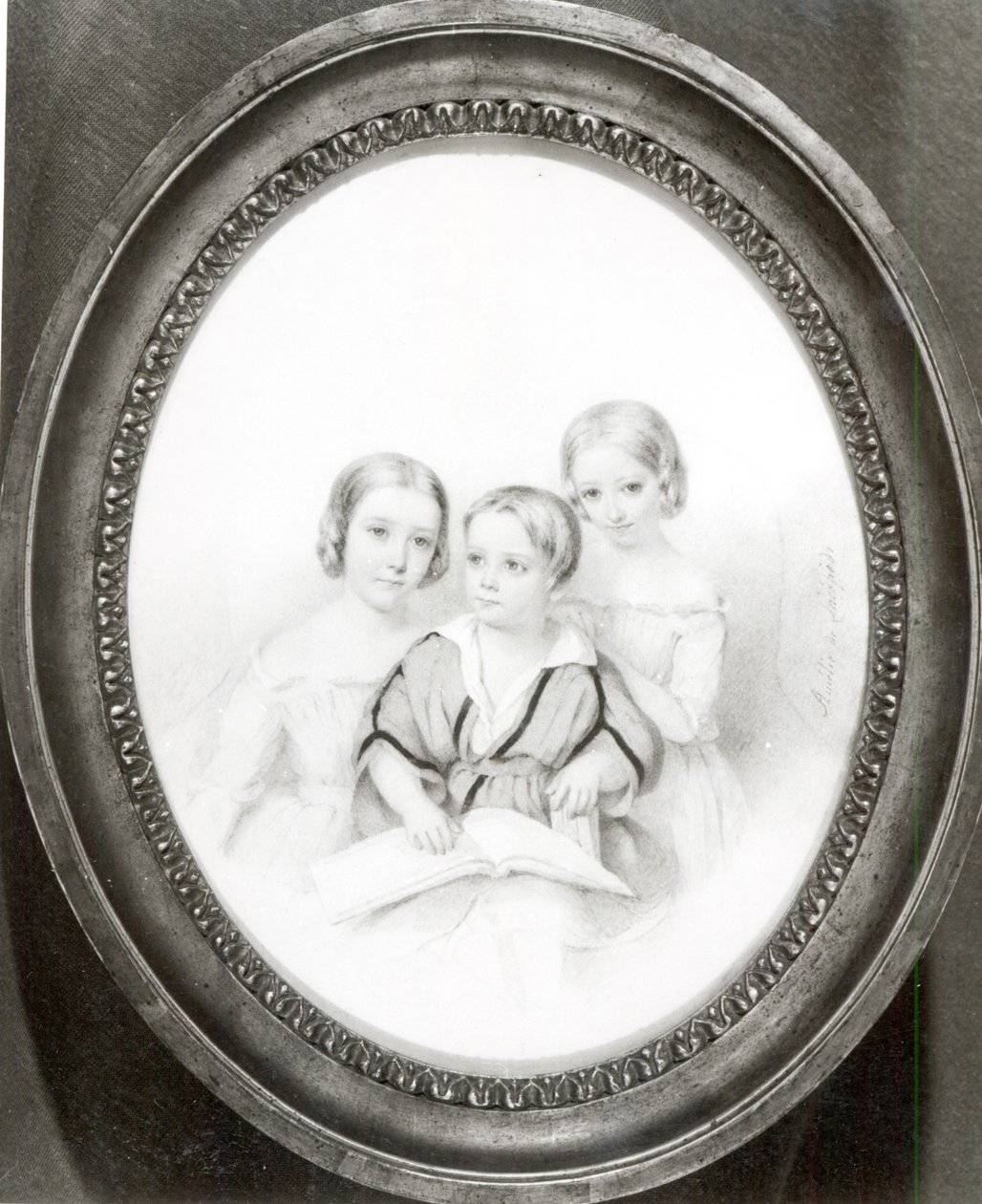 Blandine (ur. 1835), Cosima (ur. 1837) i Daniel (ur. 1839), dzieci Marie d