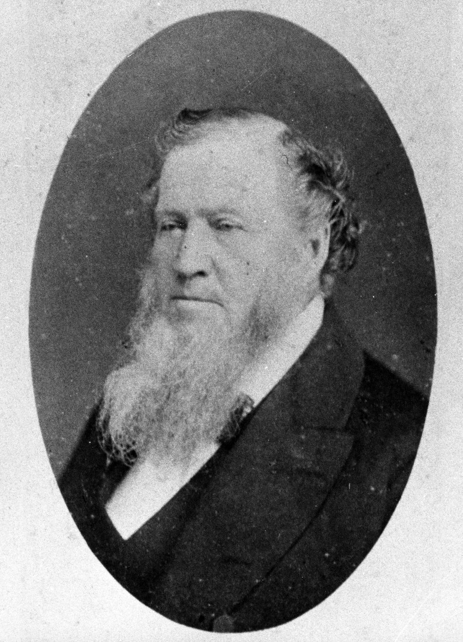 Brigham Young, ok.1870 autorstwa American Photographer