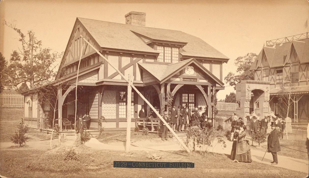 Connecticut State Building (odbitka srebrna) autorstwa American Photographer