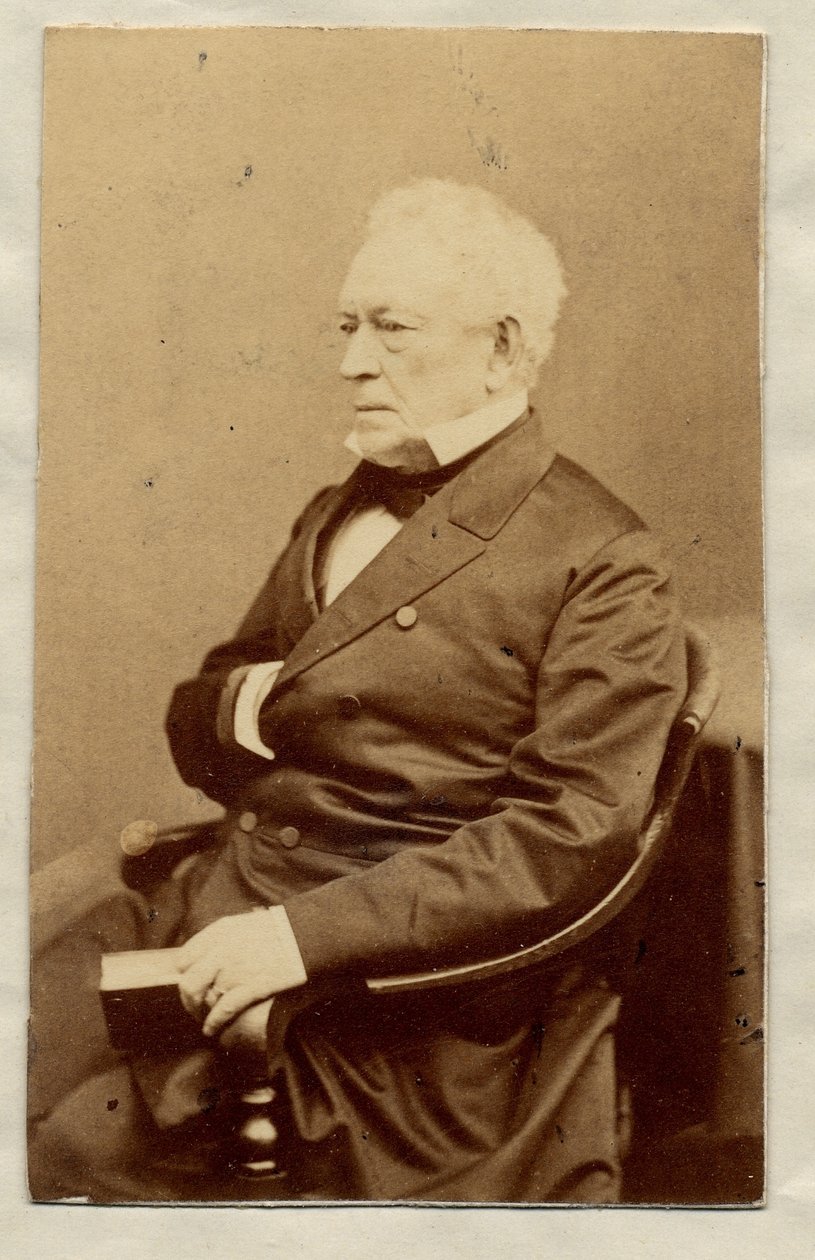Edward Everett (1794-1865), amerykański polityk, 20 sekretarz stanu USA (zdjęcie albumu) autorstwa American Photographer