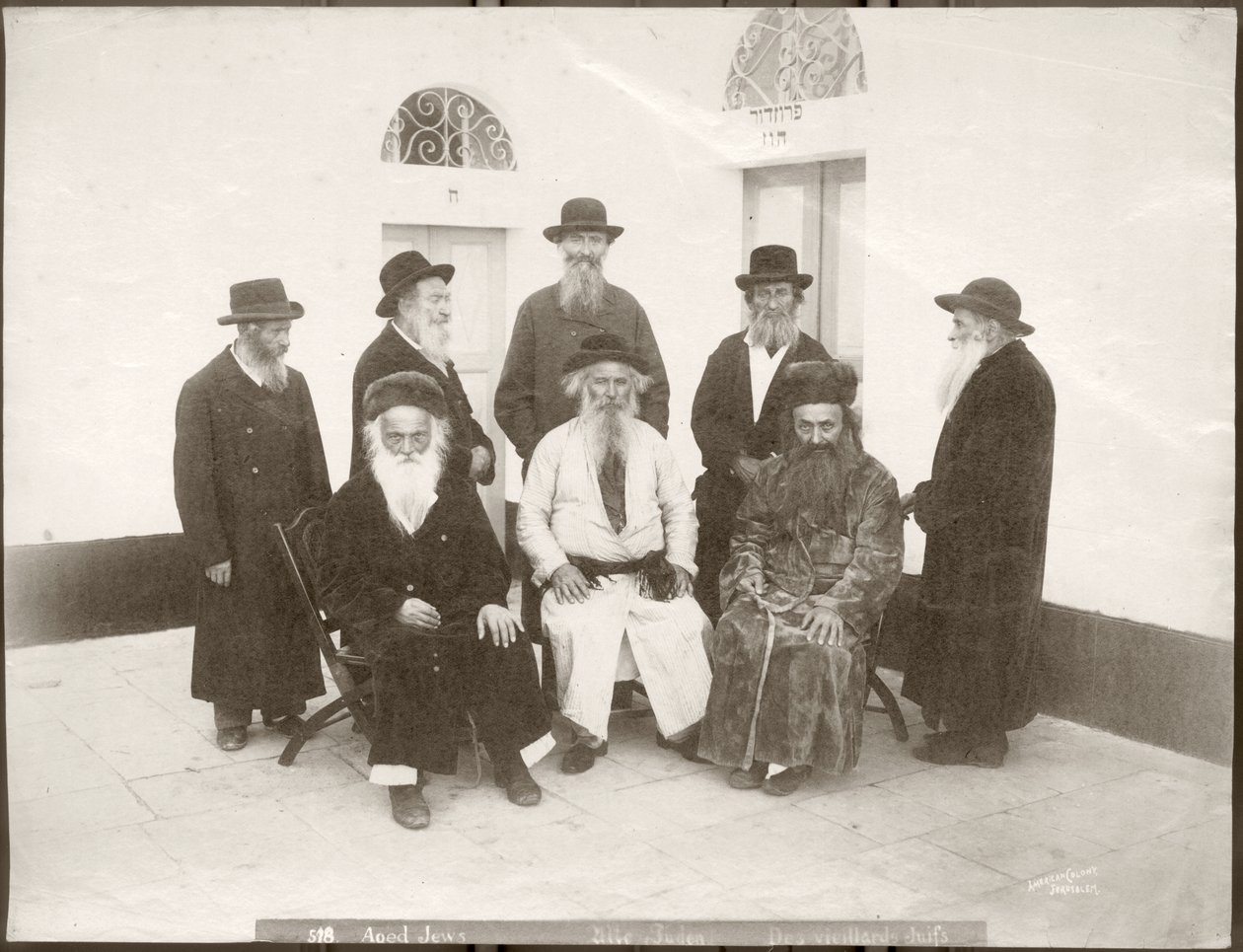 Starsi Żydzi europejscy, ok. 1898-1911 autorstwa American Photographer