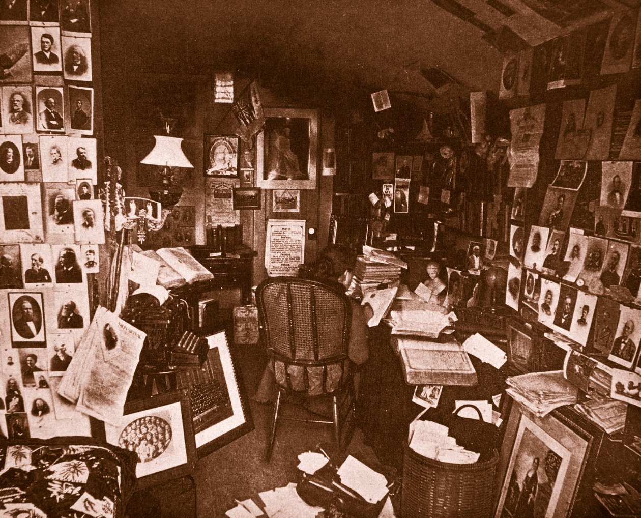 Frances E. Willards Rest Cottage, 1889 (zdjęcie w sepii) autorstwa American Photographer