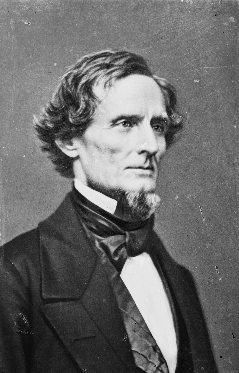 Jefferson Davis, 1855-65 autorstwa American Photographer