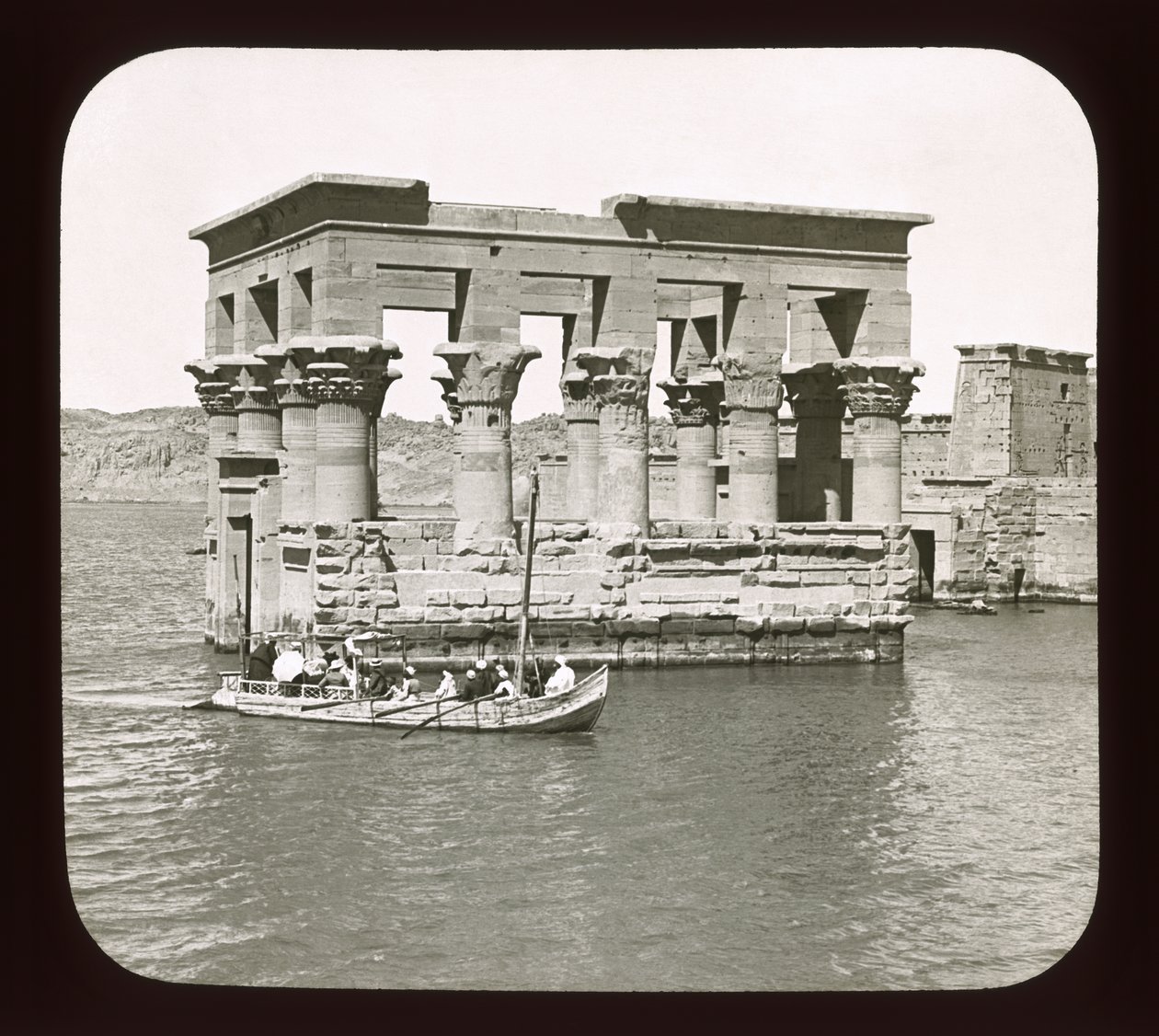 Kiosk, Świątynia Philae, 1908 (zjeżdżalnia z latarnią) autorstwa American Photographer