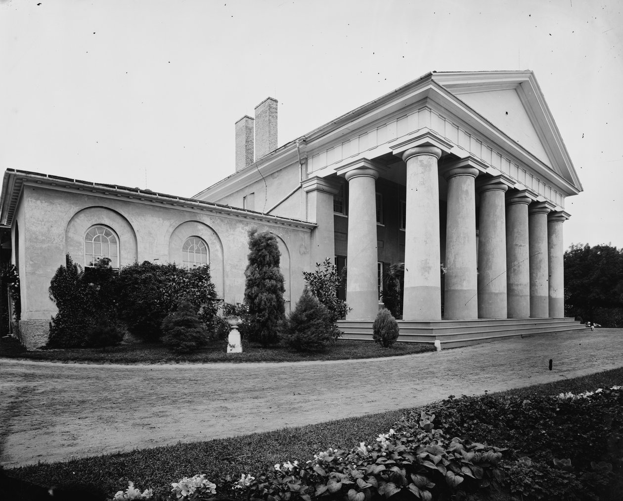Rezydencja Lee - zewnętrzna, 1860-80 autorstwa American Photographer