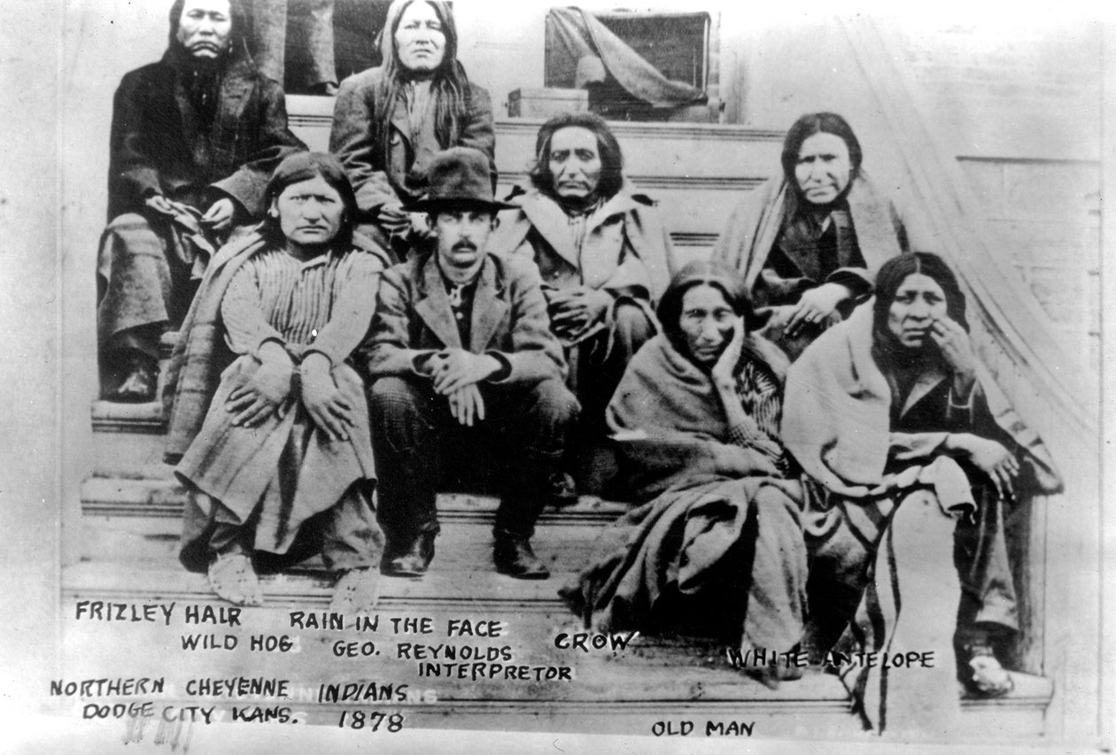 Indianie Północni Cheyenne, Dodge City, Kansas, 1878 autorstwa American Photographer