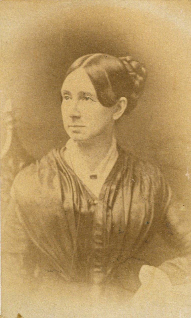 Portret Dorothei Dix (1802-87), ok. 1840 (zdjęcie w sepii) autorstwa American Photographer