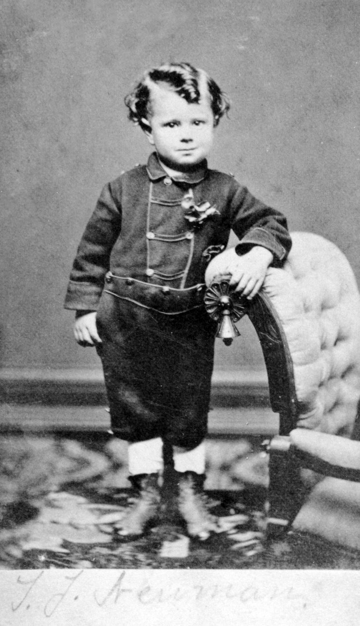 Portret młodego chłopca, ok. 1860 autorstwa American Photographer