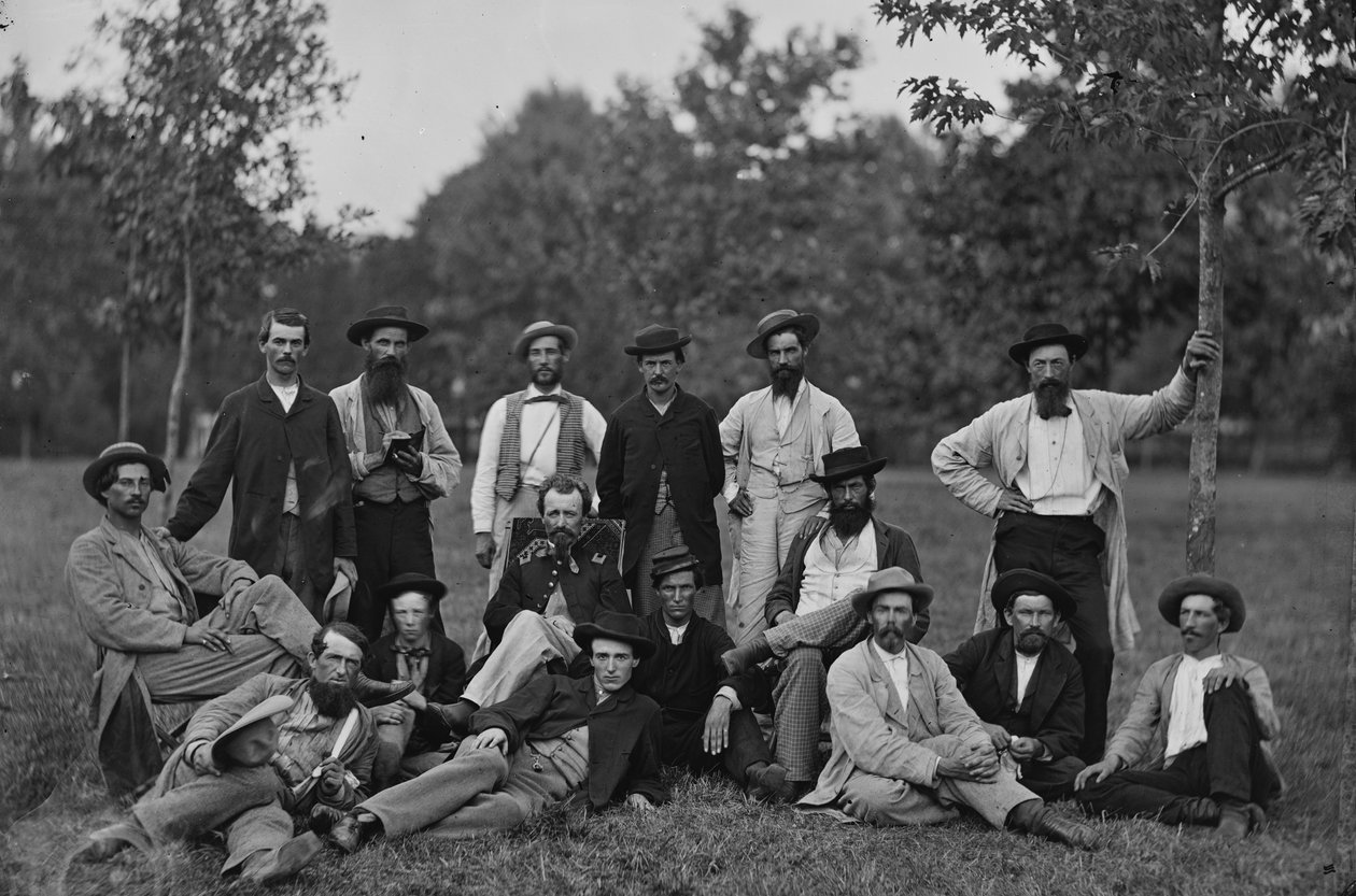 Zwiadowcy i przewodnicy Armii Potomaków autorstwa American Photographer