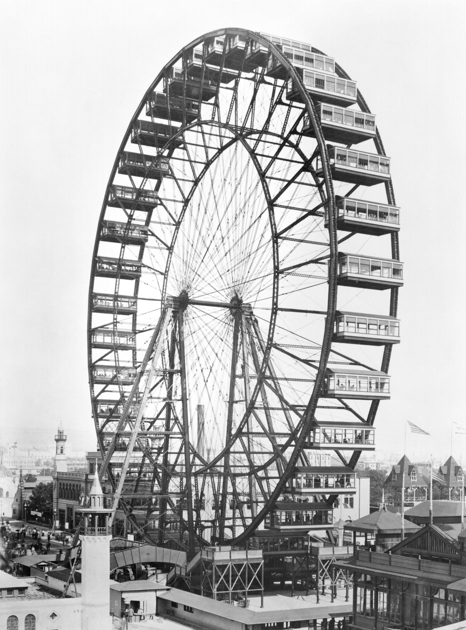 Diabelski młyn na Światowej Wystawie Kolumbijskiej w 1893 roku w Chicago autorstwa American Photographer
