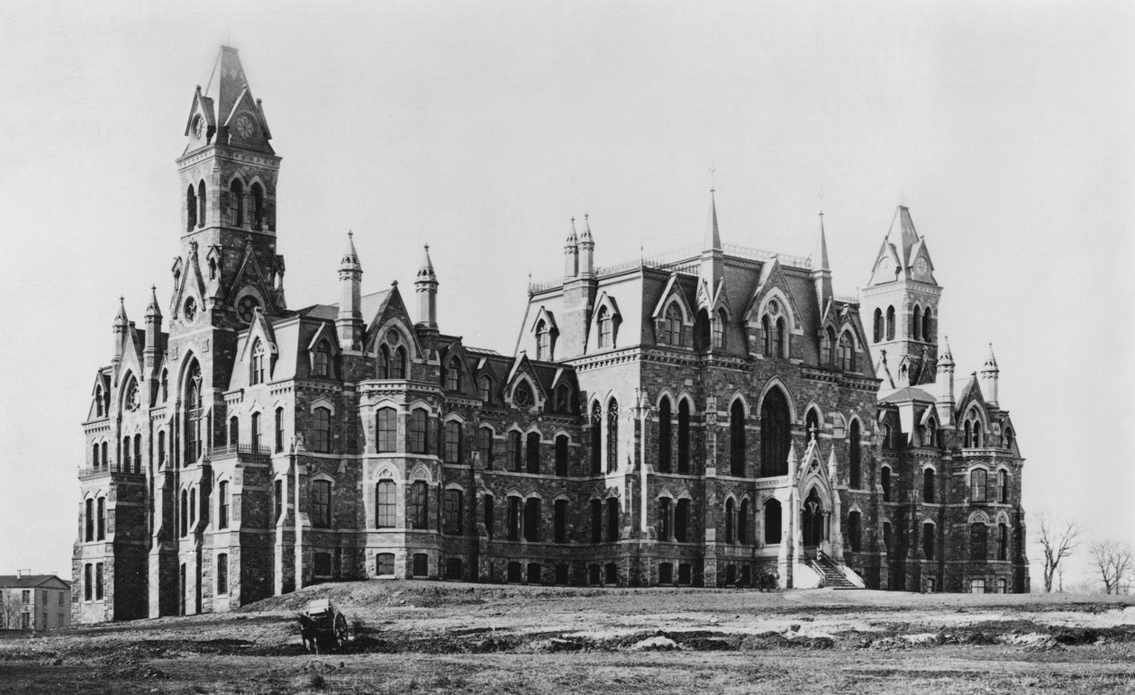 Uniwersytet Pensylwanii, Filadelfia, ok. 1900 autorstwa American Photographer