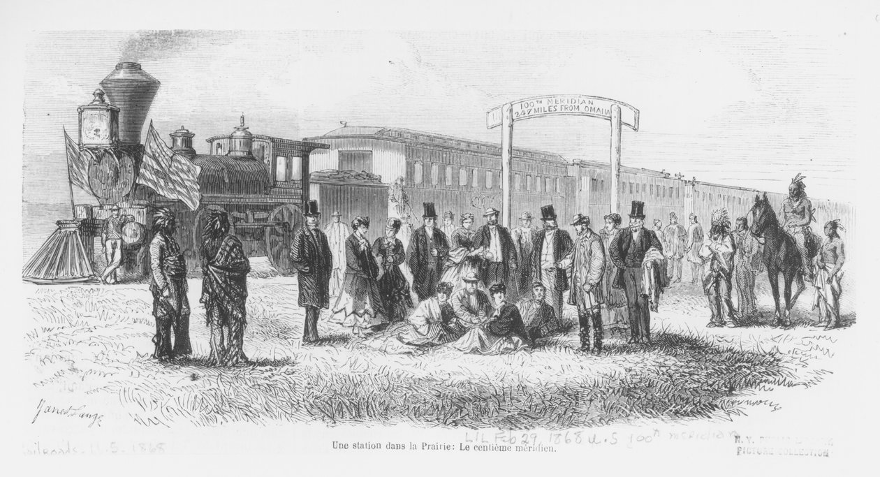 Stacja na prerii: The 100th Meridian autorstwa American School