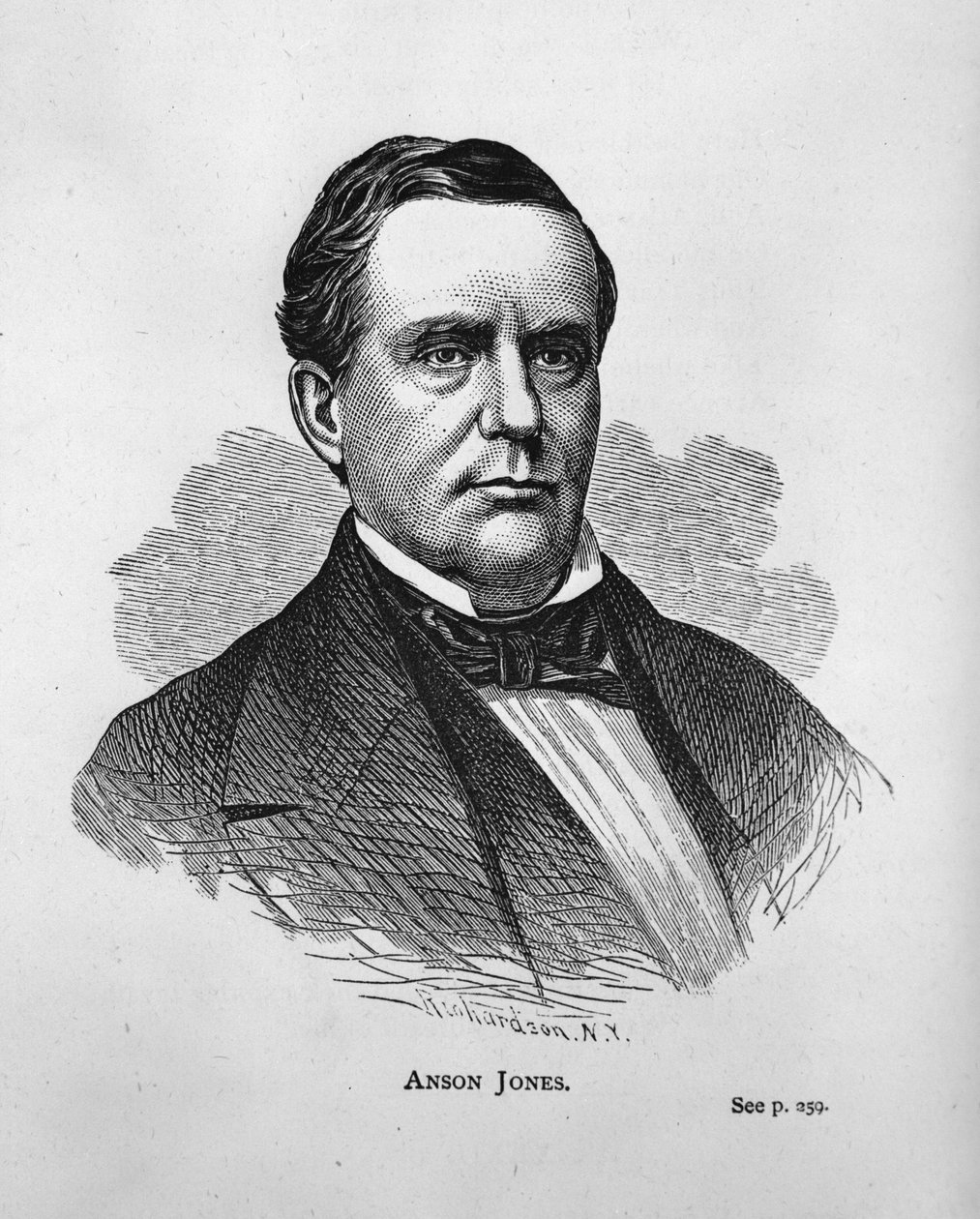 Anson Jones, z notatnika historii Teksasu autorstwa American School